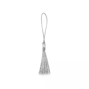Кисти шторные, полиэстер, упак./10 шт., 3 см (серебро)