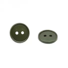 КЛ14-2 Пуговица 14мм, 2пр, ПС, хаки