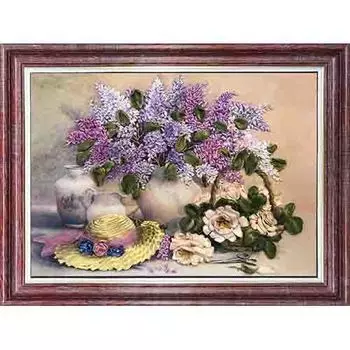 КЛ(л)-3014 Набор для вышивания лентами 'Нежность' 25,5х 35,0см