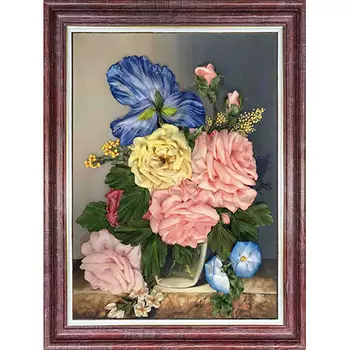 КЛ(л)-3020 Набор для вышивания лентами 'Идилия' 27 * 34,4 см