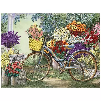 КЛ(н)-3002 Набор для вышивания лентами 'Цветы для любимой' 25,3*36см