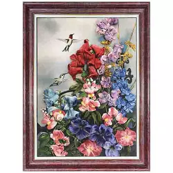 КЛ(н)-3011 Набор для вышивания лентами 'Лето' 25,5х36,4 см