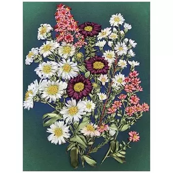 КЛ(н)-4003 Набор для вышивания лентами 'Полевые цветы' 18,5*25,5см