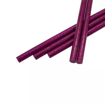 Клей цветной 7,2мм*30см упак(10шт) Hobby&amp;Pro (розовый)