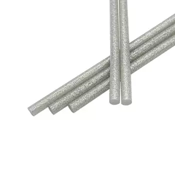 Клей цветной 7,2мм*30см упак(10шт) Hobby&amp;Pro (серебряный)