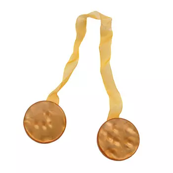 Клипса-магнит для штор Астра 0368-0053, 2 шт/уп (А705 ярко-песочный)