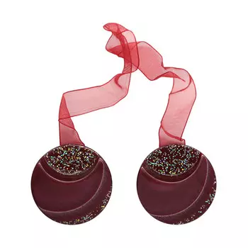 Клипса-магнит круг 0368-0091 (А579 бордовый)