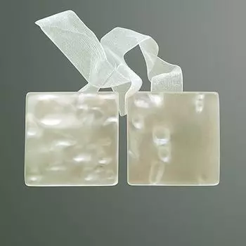 Клипса-магнит квадрат 0368-0059 (А501 белый)