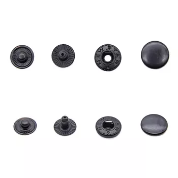 Кнопка №54 (S-образная) 12,5мм сталь (уп.~144шт) New Star (оксид)