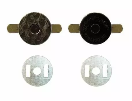 Кнопка магнитная 18мм 0326-1006 (черный никель)