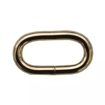 Кольцо овальное 25*10мм (4мм) св.золото