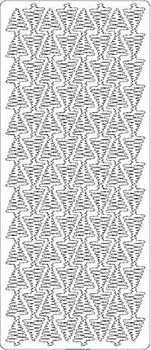 Контурные стикеры SCB (1522750 Елочки маленькие, золотые)