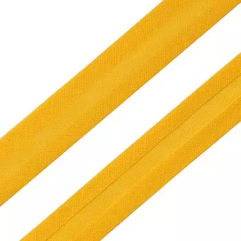 Косая бейка 15 мм*132м (х/б) (022 желтый)