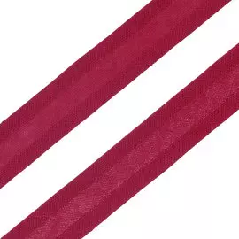 Косая бейка 15 мм*132м (х/б) (038 бордо)