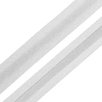 Косая бейка 15мм.*132м (6002 белоснежный)