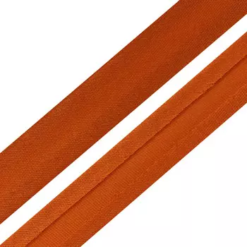 Косая бейка 15мм.*132м (6030 кирпичный)