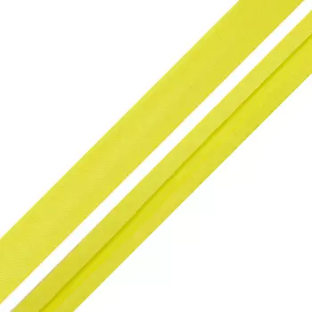 Косая бейка 15мм.*132м (6035/2022 ярко-лимонный)