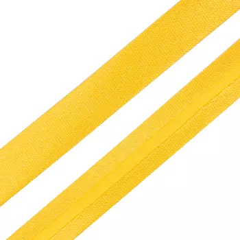 Косая бейка 15мм.*132м (6037 т.желтый)