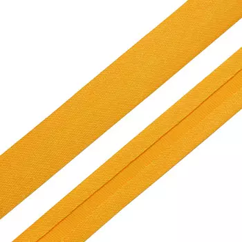 Косая бейка 15мм.*132м (6039 оранжево-желтый)