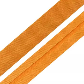 Косая бейка 15мм.*132м (6040/2029 св.оранжевый)