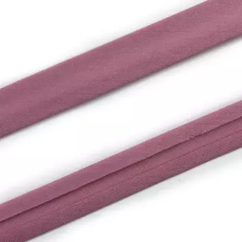 Косая бейка 15мм.*132м (6059 грязно-розовый)