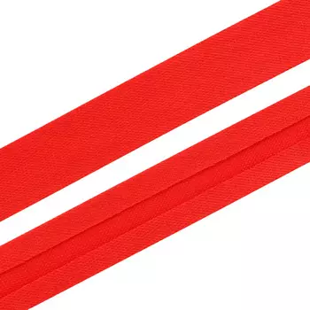 Косая бейка 15мм.*132м (6064 алый)