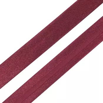 Косая бейка 15мм.*132м (6067 бордо)
