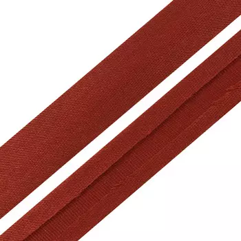 Косая бейка 15мм.*132м (6072 яр.коричневый)