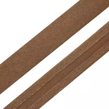 Косая бейка 15мм.*132м (6075 какао)