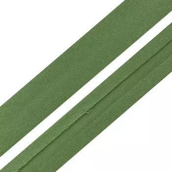 Косая бейка 15мм.*132м (6095 зеленый)