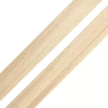 Косая бейка 1,5 см*5м (6010 бежевый)