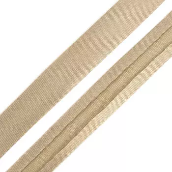 Косая бейка 1,5 см*5м (6016 яр.бежевый)