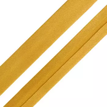 Косая бейка 1,5 см*5м (6023 золотистый)