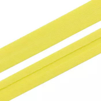 Косая бейка 1,5 см*5м (6035 ярко-лимонный)