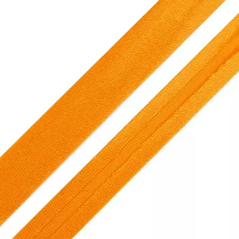 Косая бейка 1,5 см*5м (6042 оранжевый)
