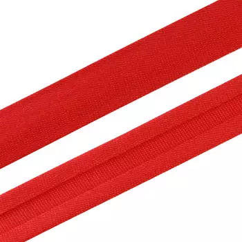 Косая бейка 1,5 см*5м (6064 алый)