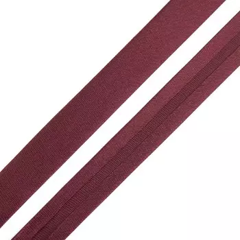 Косая бейка 1,5 см*5м (6067т.малиновый)