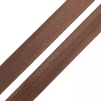 Косая бейка 1,5 см*5м (6076 коричневый)