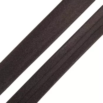 Косая бейка 1,5 см*5м (6078 т.коричневый)
