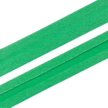 Косая бейка 1,5 см*5м (6093 молодая зелень)