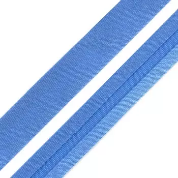 Косая бейка 1,5 см*5м (6110 т.голубой)