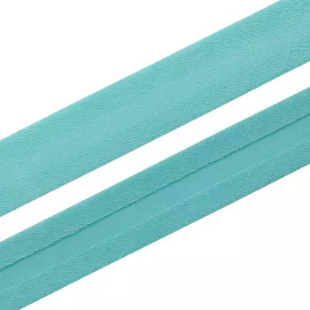 Косая бейка 1,5 см*5м (6114/2146 св. бирюза)