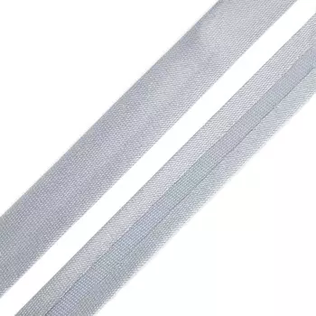 Косая бейка 1,5 см*5м (6137 серебристо-серый)