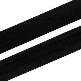 Косая бейка 20мм*132м 0000-2500 (черный)