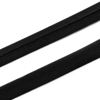 Косая бейка 25 мм*100м, 91.4м (черный)