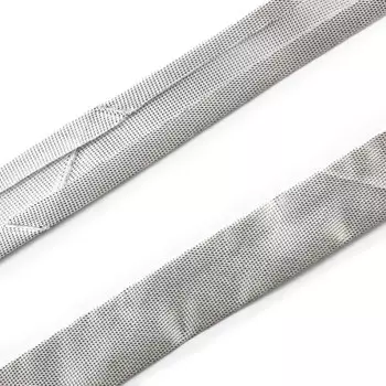 Косая бейка мет. 15мм*65,8м 0030-1501 (серебро)