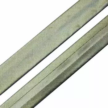 Косая бейка мет. 15мм*65,8м 0030-1501 (светлое золото)