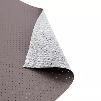 Кожа перфорированная искусств. 20*30см. 0,85 мм, в уп/2шт (24878 шоколад)