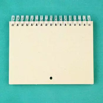 КП001-Б Заготовка для календаря на белой пружине, А6, 7 листов