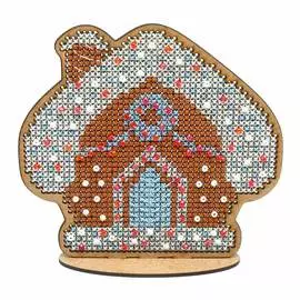 КП-103 Набор для вышивания крестом на основе Созвездие 'Пряничный домик' 10*9,5 см